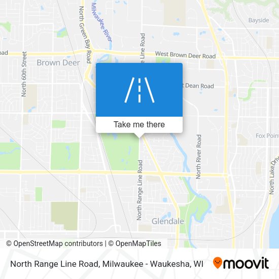 North Range Line Road map