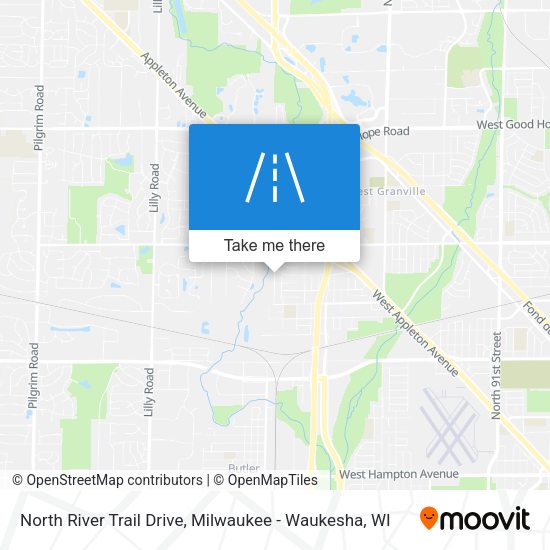 North River Trail Drive map