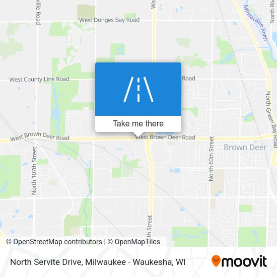 Mapa de North Servite Drive