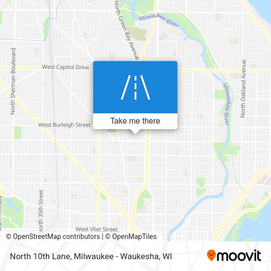 Mapa de North 10th Lane
