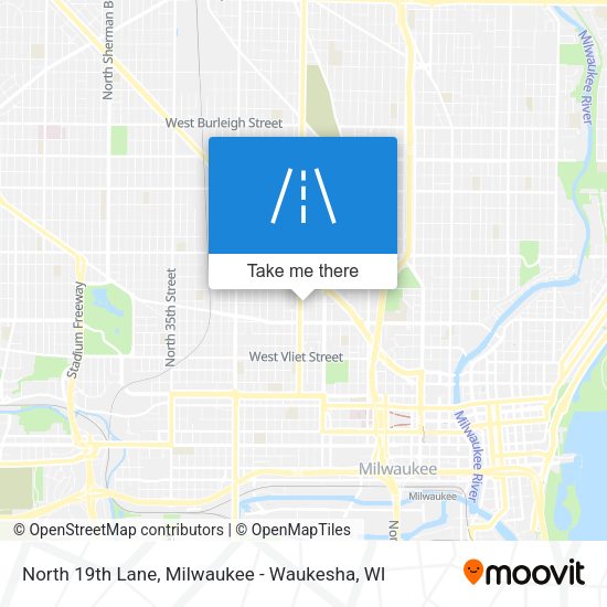 Mapa de North 19th Lane