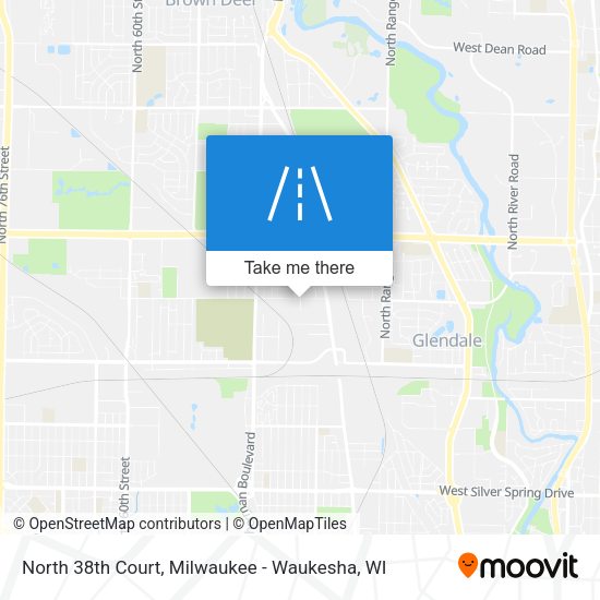 Mapa de North 38th Court
