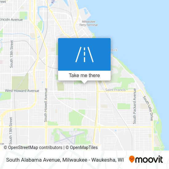 Mapa de South Alabama Avenue