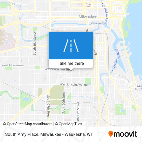 South Amy Place map