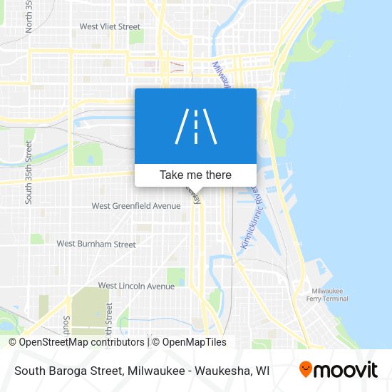 South Baroga Street map