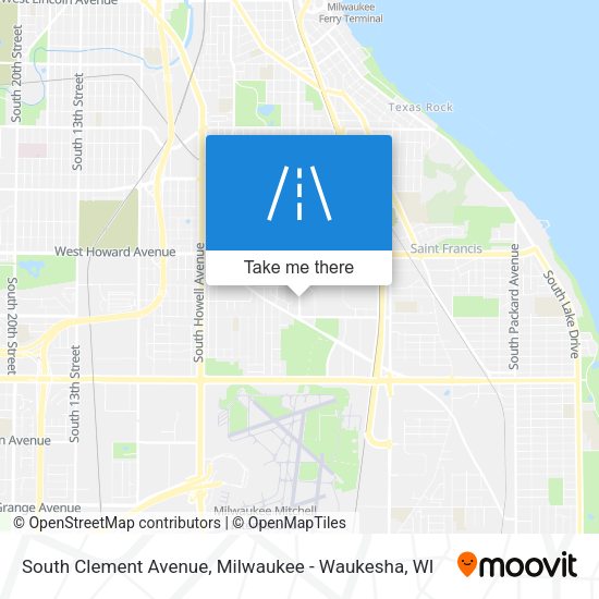 Mapa de South Clement Avenue