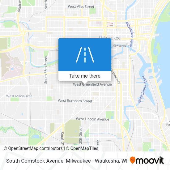 Mapa de South Comstock Avenue