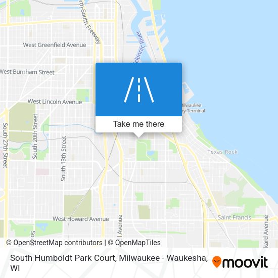 South Humboldt Park Court map