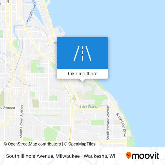 Mapa de South Illinois Avenue