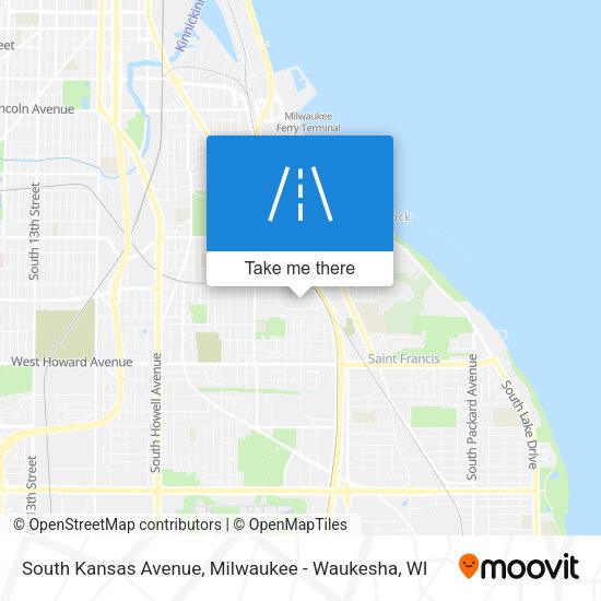 Mapa de South Kansas Avenue