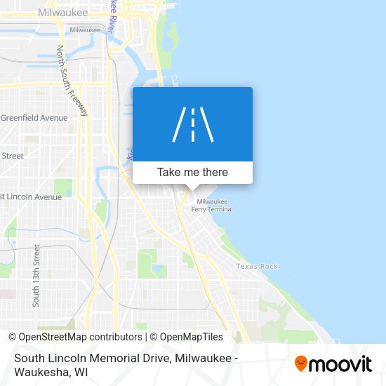 Mapa de South Lincoln Memorial Drive