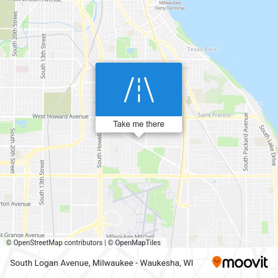 Mapa de South Logan Avenue
