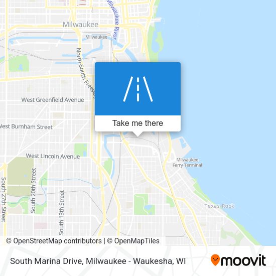Mapa de South Marina Drive