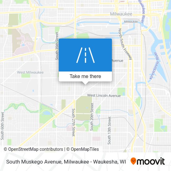 Mapa de South Muskego Avenue