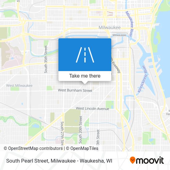 South Pearl Street map