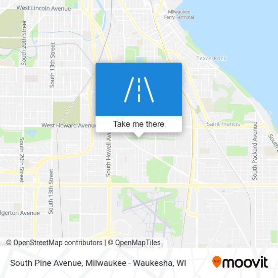 Mapa de South Pine Avenue