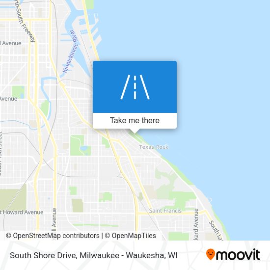 South Shore Drive map
