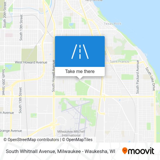 South Whitnall Avenue map