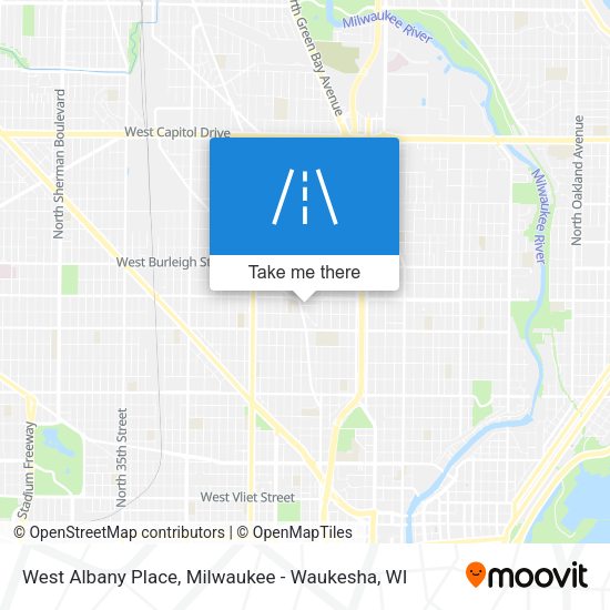 Mapa de West Albany Place