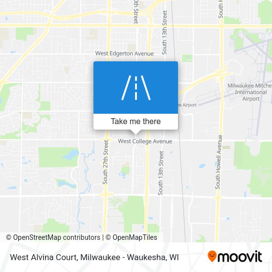 Mapa de West Alvina Court
