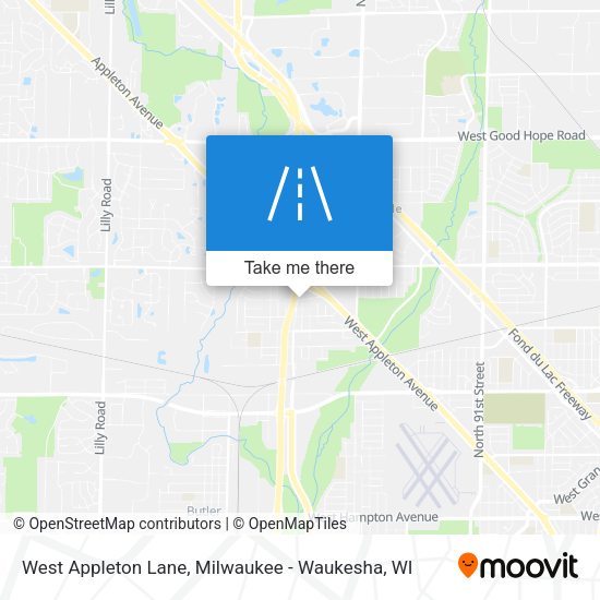 West Appleton Lane map
