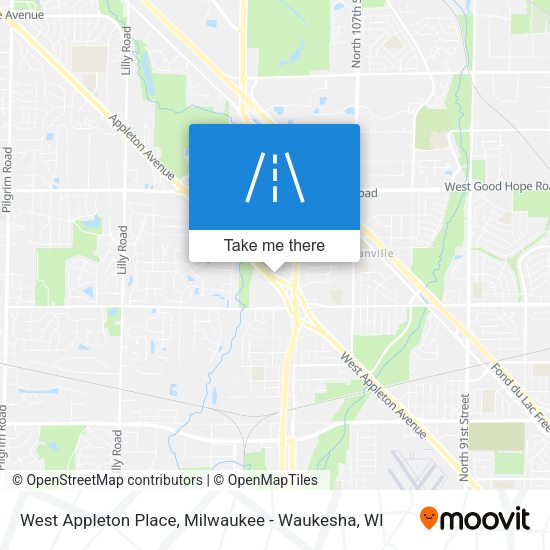 Mapa de West Appleton Place
