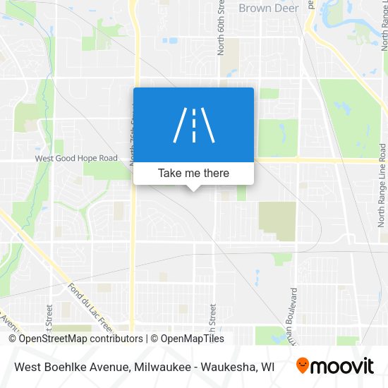 Mapa de West Boehlke Avenue
