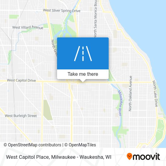 West Capitol Place map