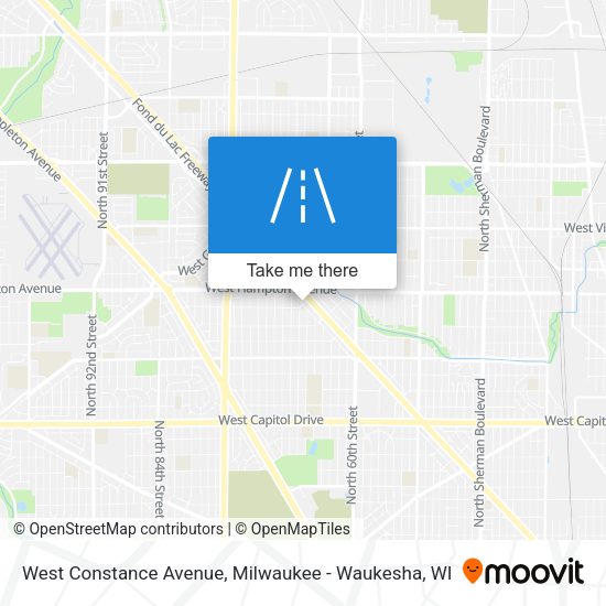 Mapa de West Constance Avenue