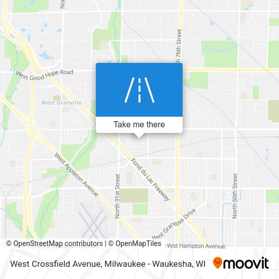 Mapa de West Crossfield Avenue
