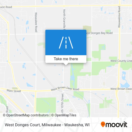 West Donges Court map