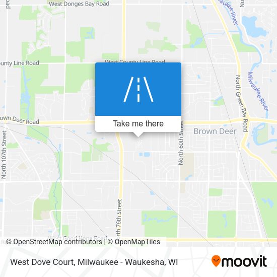 Mapa de West Dove Court