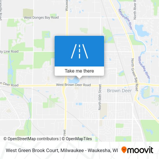 Mapa de West Green Brook Court
