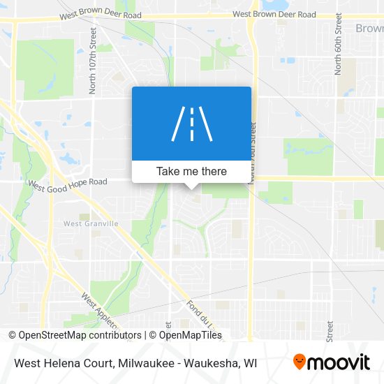 West Helena Court map