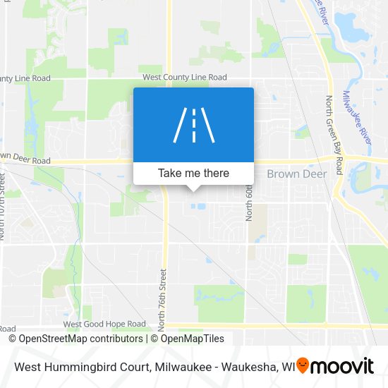 West Hummingbird Court map