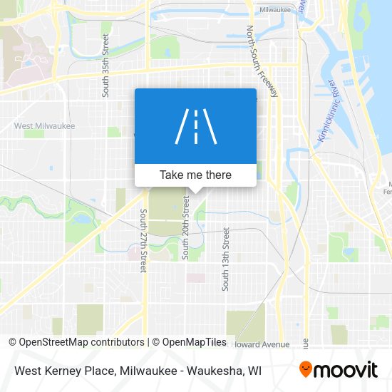 West Kerney Place map
