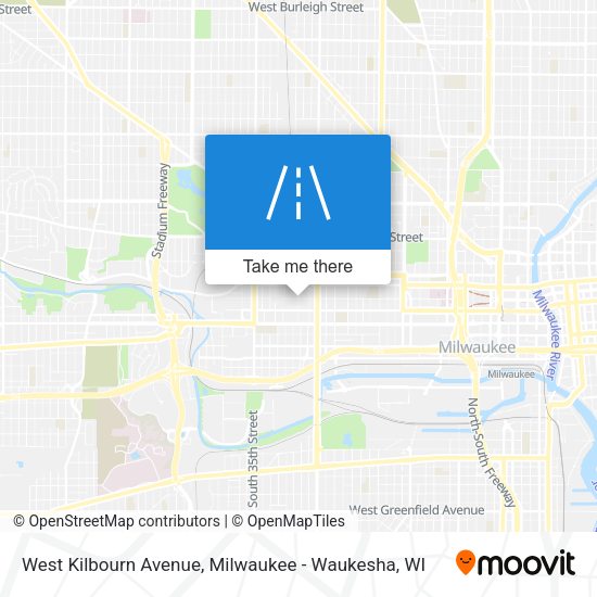 West Kilbourn Avenue map