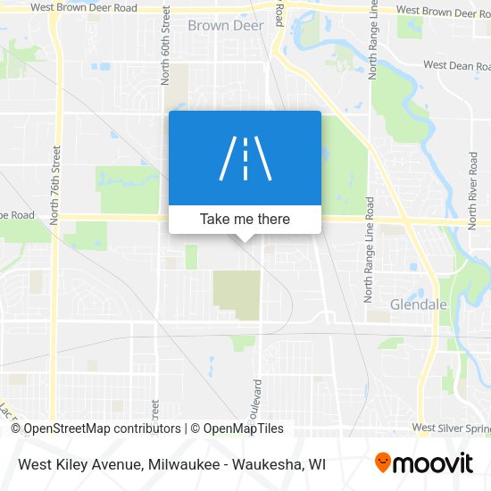 West Kiley Avenue map