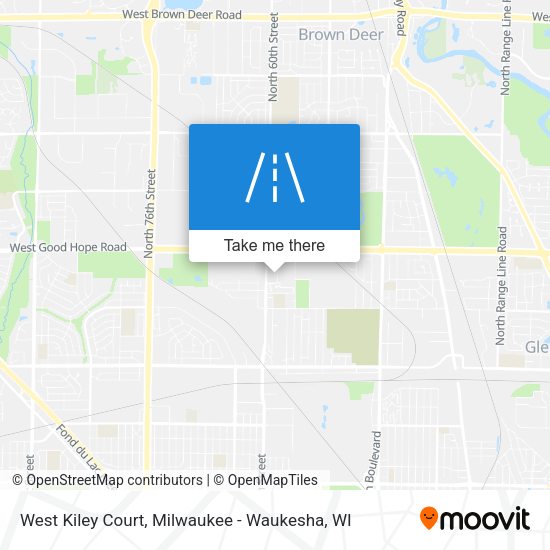 West Kiley Court map