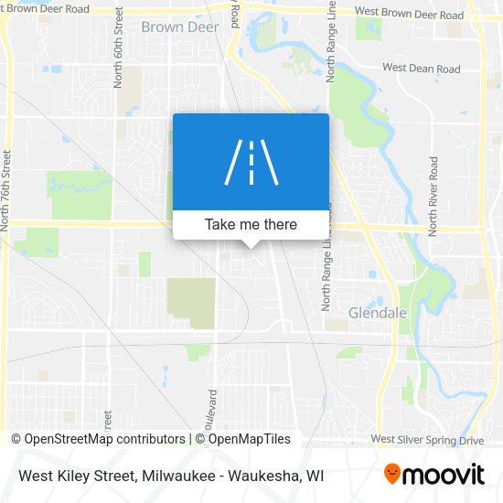 West Kiley Street map