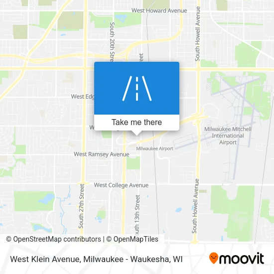 Mapa de West Klein Avenue