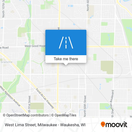 Mapa de West Lima Street