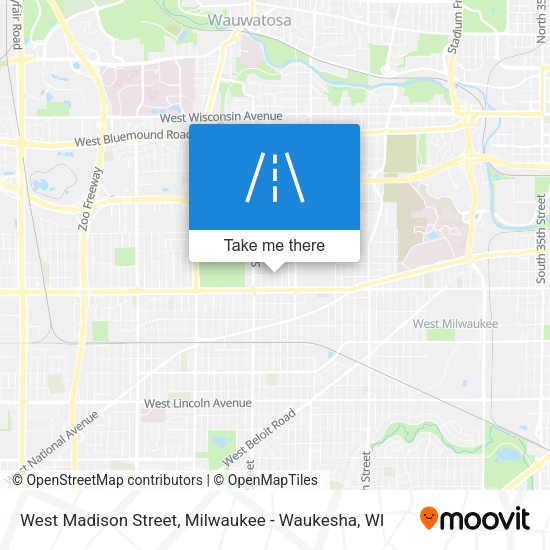 Mapa de West Madison Street