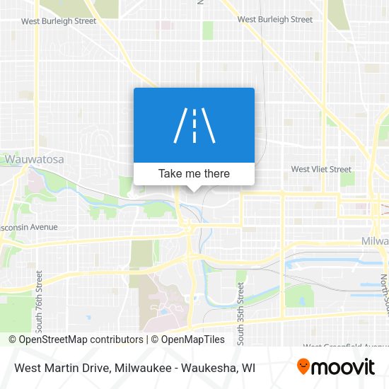 West Martin Drive map