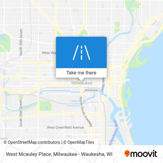 West Mcauley Place map