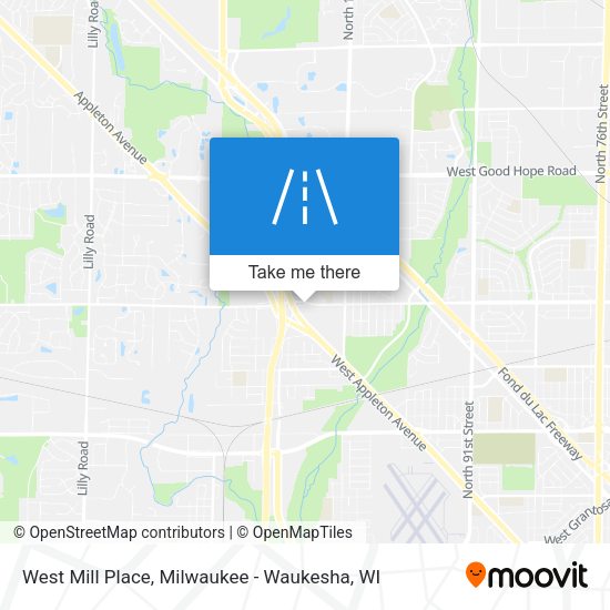 Mapa de West Mill Place