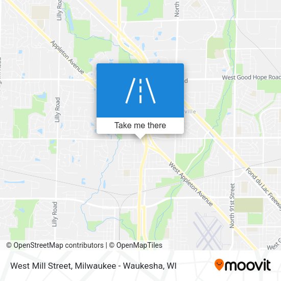 West Mill Street map