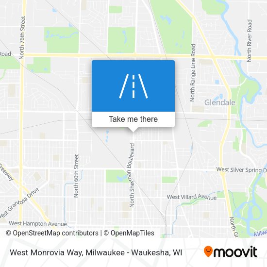 West Monrovia Way map