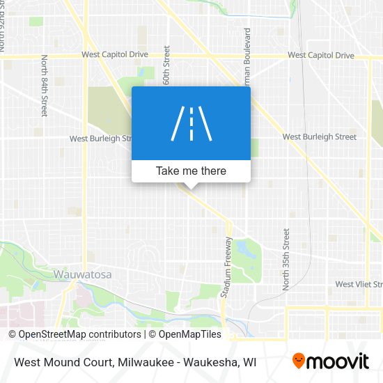 West Mound Court map