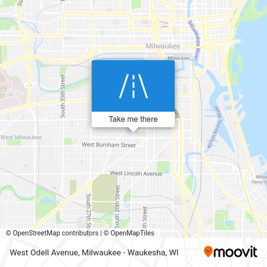 Mapa de West Odell Avenue